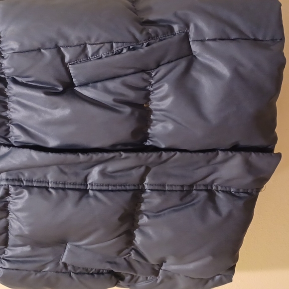 New GAP Down Filled Puffer Vest Blue Women's Size Small - Picture 7 of 11